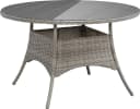Konifera Garten-Essgruppe Menorca Grau 13-tlg. Polyrattan Aluminium Bild 4