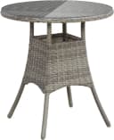KONIFERA Garten-Essgruppe Menorca 3-tlg. Grau Aluminium Polyrattan Bild 4