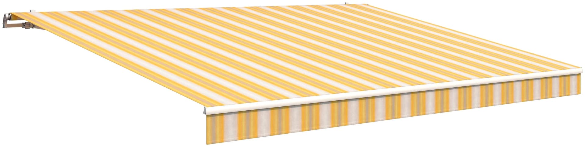 Gelenkarmmarkise Classic in Gelb, 600x25x78 cm