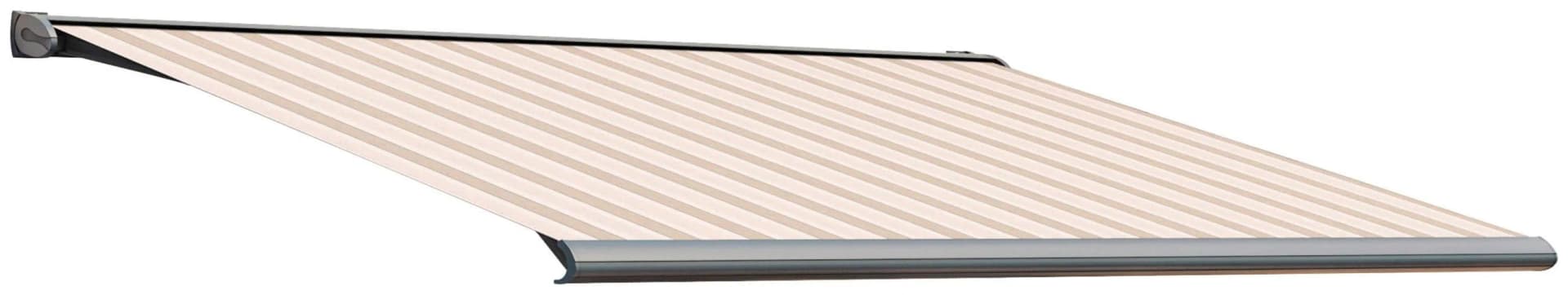 Kassettenmarkise WISMAR S-Compact Beige-Hellbraun Motorantrieb