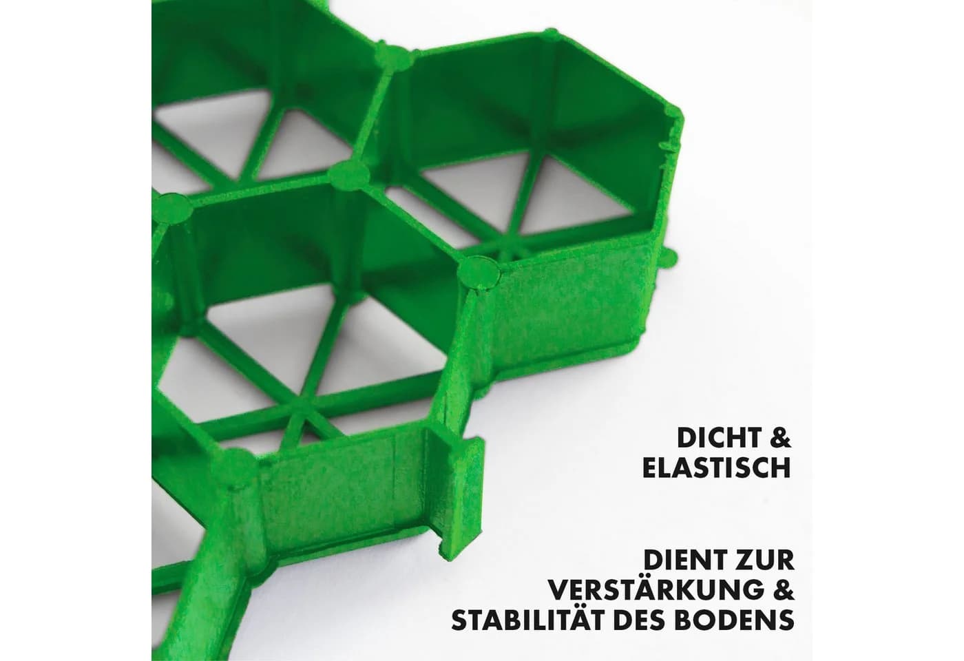 Kubus Rasengitter 50x50 cm Schwarz HDPE - Bild 4