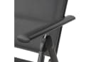 CampFeuer Klappstuhl Anthrazit 7-fach verstellbar Outdoor Gartenstuhl Bild 5