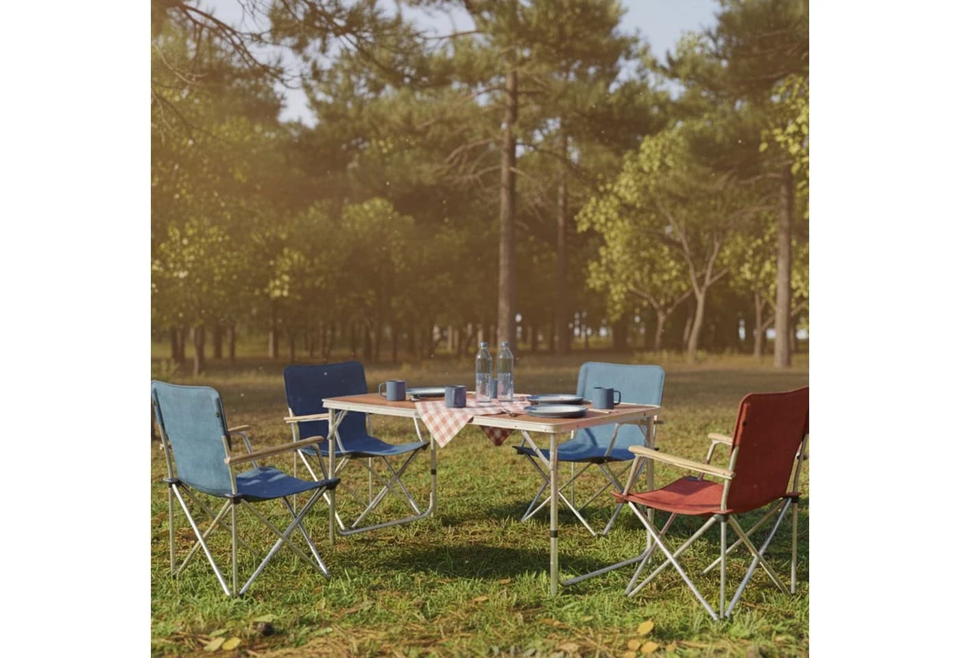 CampFeuer Campingtisch faltbar Aluminium höhenverstellbar