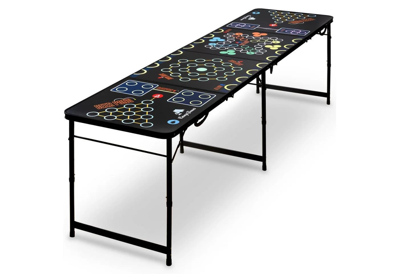 CampFeuer 6-in-1 Bierpong Tisch Klappbar Höhenverstellbar - Bild 2