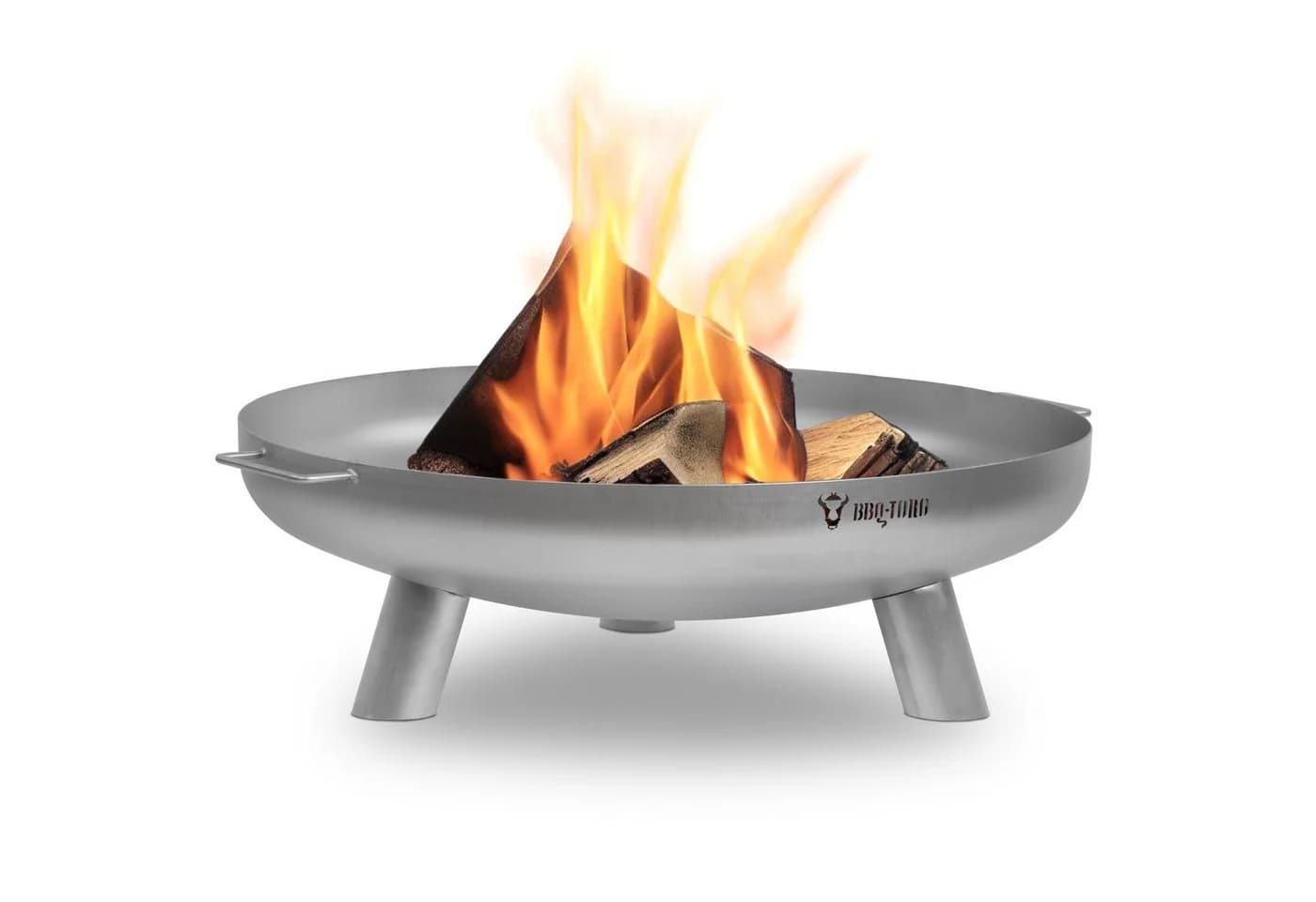 BBQ-Toro Feuerschale Edelstahl Ø 80 cm Silber Outdoor Feuerstelle - Bild 2