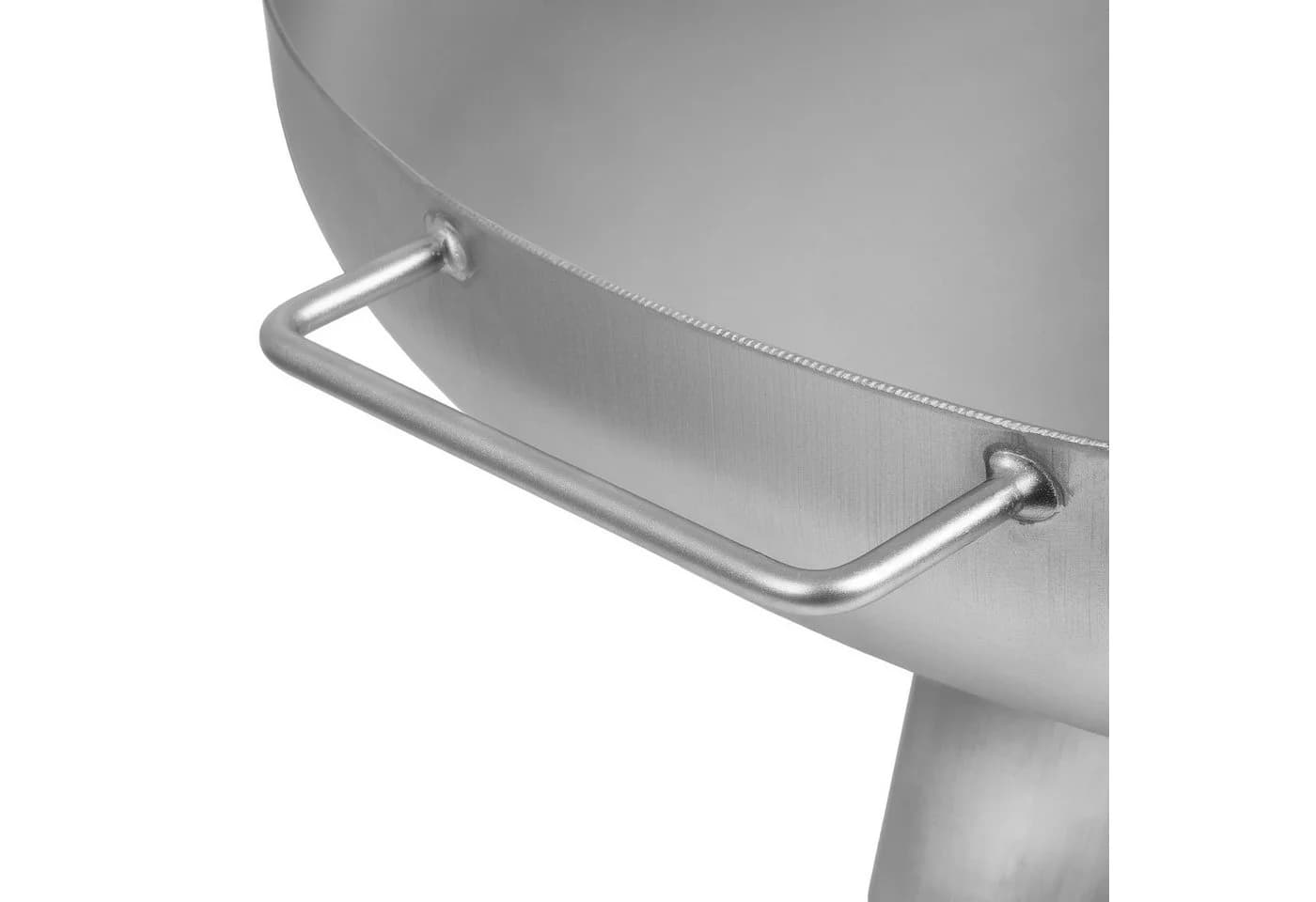 BBQ-Toro Feuerschale Edelstahl Ø 80 cm Silber Outdoor Feuerstelle - Bild 5