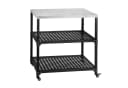 BBQ-Toro Grillwagen 80x80 cm Schwarz Bild 2