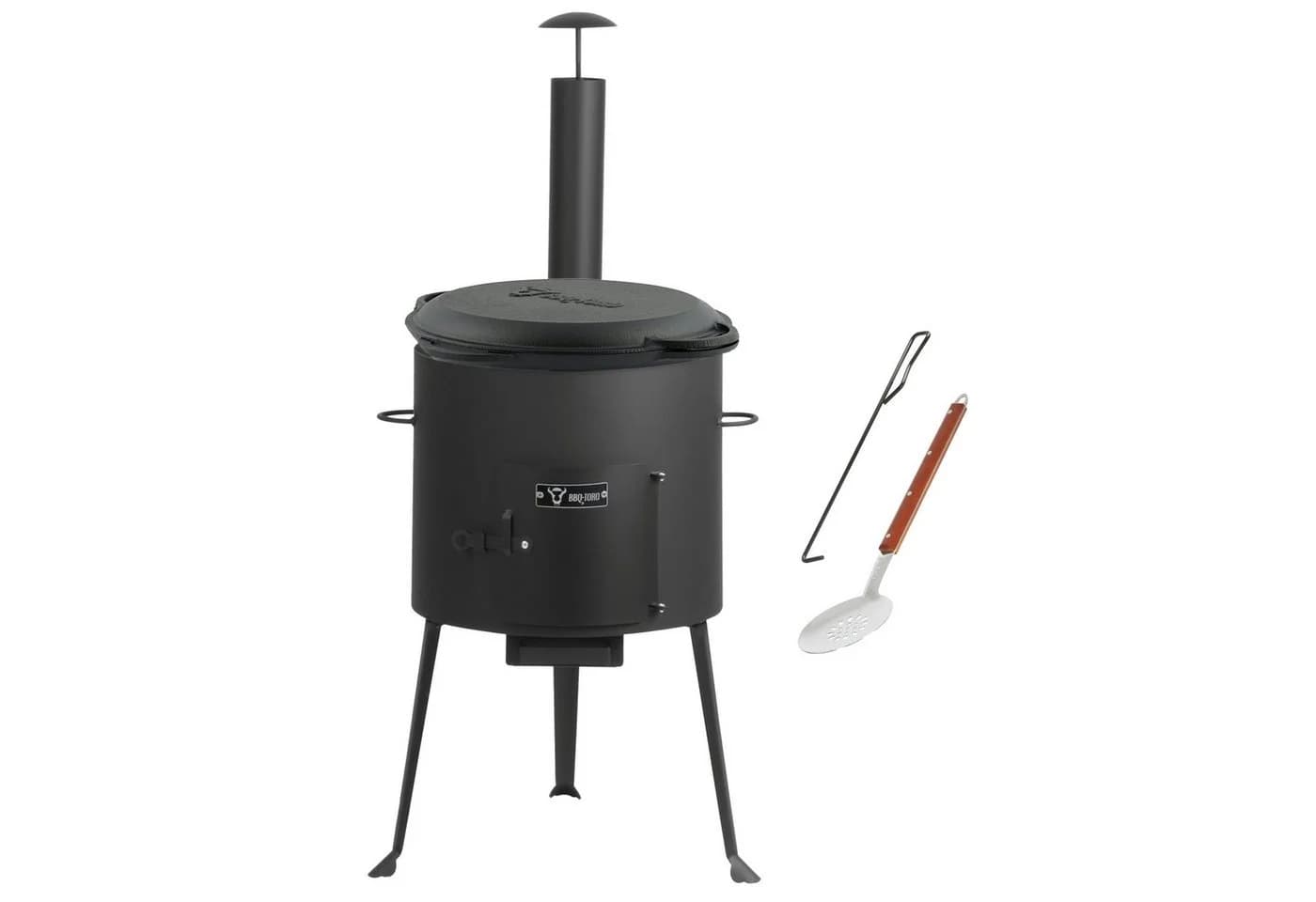 BBQ-Toro Feuerstelle mit Gusseisen Kazan 6,9L - Bild 2