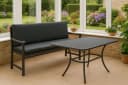 TPFGarden Bankauflage ATLANTA 3-Sitzer Gartenbank Anthrazit Bild 1