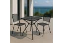 TPFGarden Gartentisch GLASGOW Anthrazit Streckmetall Bistrotisch Bild 3