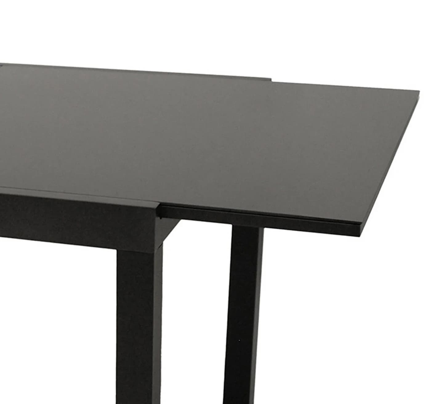 TPFGarden Gartentisch ASHFORD Ausziehbar Aluminium Schwarz