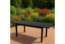 TPFGarden Gartentisch ASHFORD Ausziehbar Aluminium Schwarz Bild 5