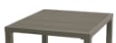 TPFGarden Gartentisch CORBY Grau Silber Stahl Kunstholz Bistrotisch Bild 1