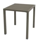 TPFGarden Gartentisch CORBY Grau Silber Stahl Kunstholz Bistrotisch Bild 2