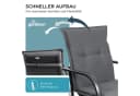 Gardisun Auflagekissen Gartenstuhl Anthrazit 6,5 cm Dicke Bild 5