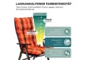 Gardisun Auflagekissen Gartenstuhl Rot UV-beständig 8cm Bild 1