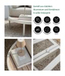 Dehner Gartenlounge-Set Avignon 5-Sitzer Aluminium Polyester Beige Bild 1