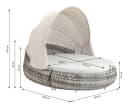 Dehner Daybed Tulum Gartenlounge-Set mit Faltdach Bild 5