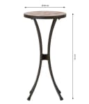 Dehner Blumenständer Mosaik Blumenhocker Chiara Terra-Rosé Bild 4