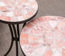 Dehner Blumenständer Mosaik Blumenhocker Chiara Terra-Rosé Bild 5