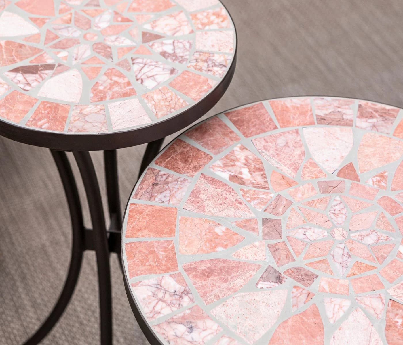 Dehner Blumenständer Mosaik Blumenhocker Chiara Terra-Rosé - Bild 5