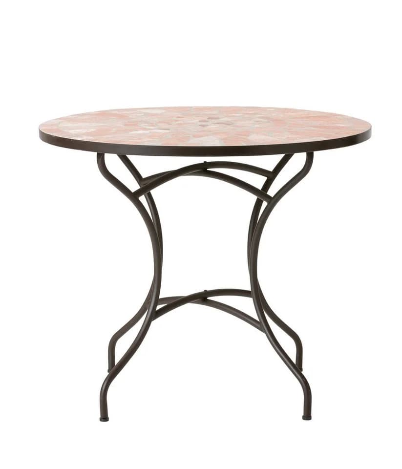 Dehner Mosaiktisch Chiara 4 Sitzplätze terra-rosé