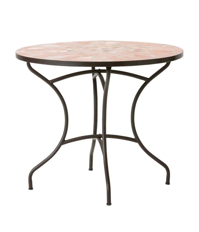 Dehner Mosaiktisch Chiara 4 Sitzplätze terra-rosé - Bild 2