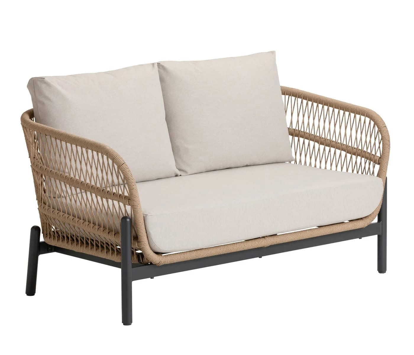 Dehner Gartenlounge-Set Lounge-Sofa St-Etienne 2-Sitzer - Bild 2