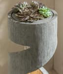Dehner Gartenbrunnen Ronda mit LED Beleuchtung Polyresin Grau Bild 5