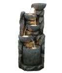 Dehner Gartenbrunnen Gresta mit LED Beleuchtung Bild 2