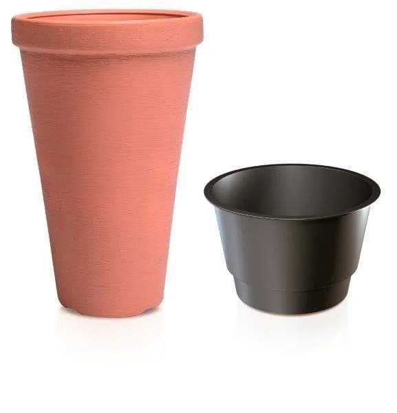 Prosperplast Pflanzkübel Classic Tower Terracotta