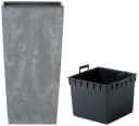 Prosperplast Pflanzkübel Urbi Square Effect Granitgrau Bild 2