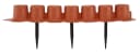 Prosperplast Beetumrandung Terracotta Kunststoff mit Fahrspur Bild 1