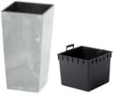 Prosperplast Pflanzkübel Urbi Square Beton Grau Bild 4