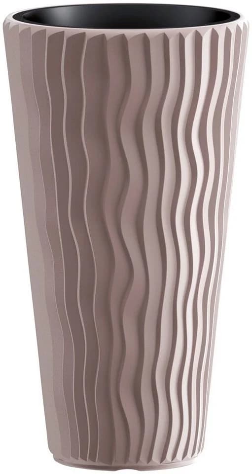 Prosperplast Pflanzkübel Sandy Slim Mocca Kunststoff
