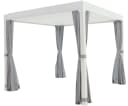 Konifera Pavillon Palma Pergola Lamellendach Weiß/Grau Bild 5