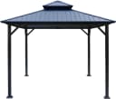 Pavillon KONIFERA Thasos Grau mit Doppeldach Bild 1