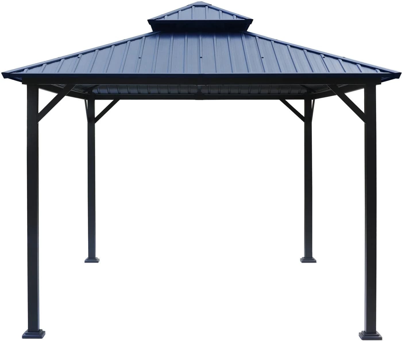 Pavillon KONIFERA Thasos Grau mit Doppeldach