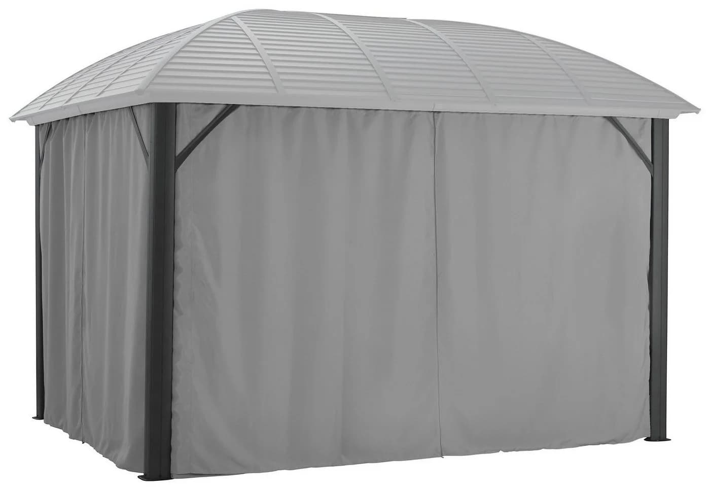 KONIFERA Pavillonseitenteil Juno Grau Polyester - Bild 2