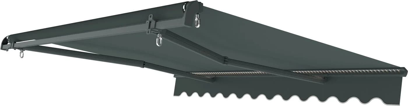 Gelenkarmmarkise KONIFERA LED-Beleuchtung 250 cm Breite 395 cm - Bild 5