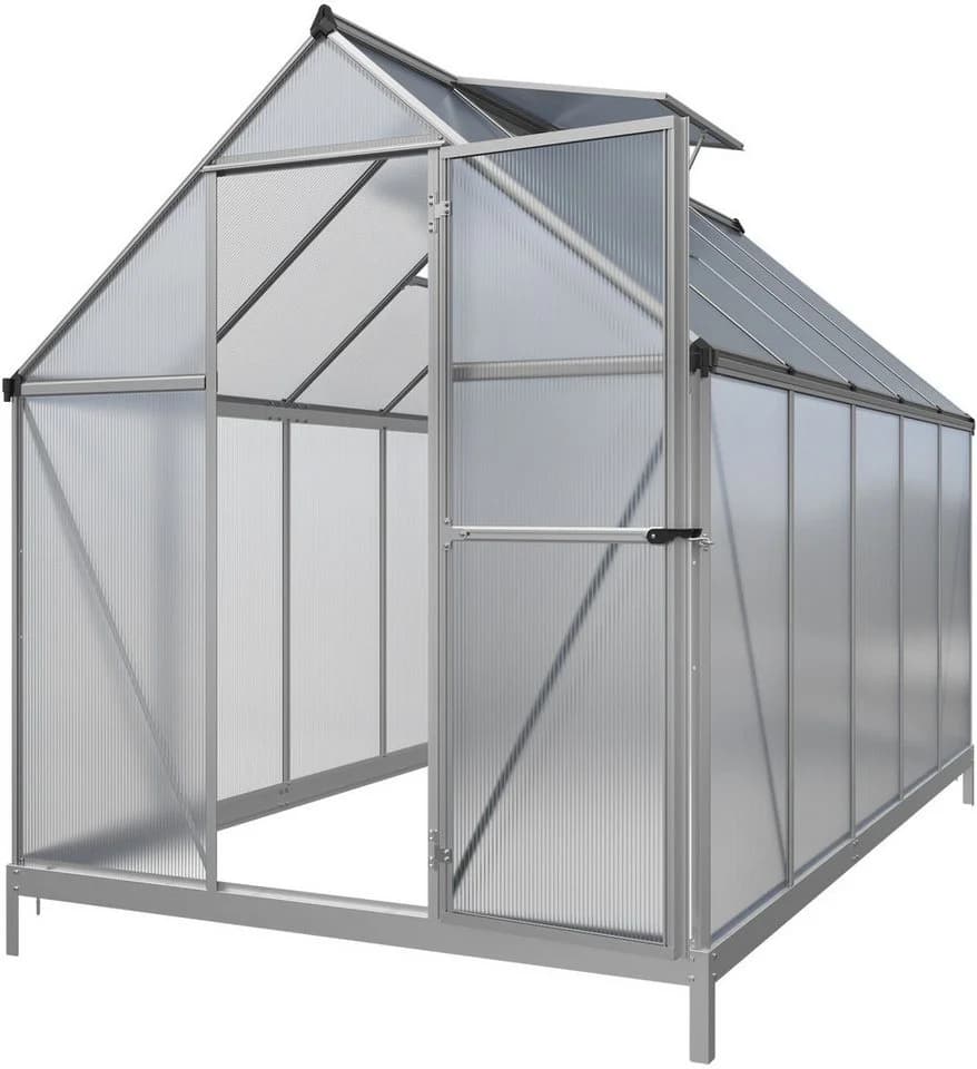 Gewächshaus KONIFERA Silber Polycarbonat