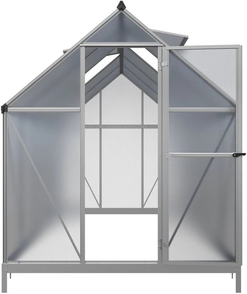 Gewächshaus KONIFERA Silber Polycarbonat - Bild 4