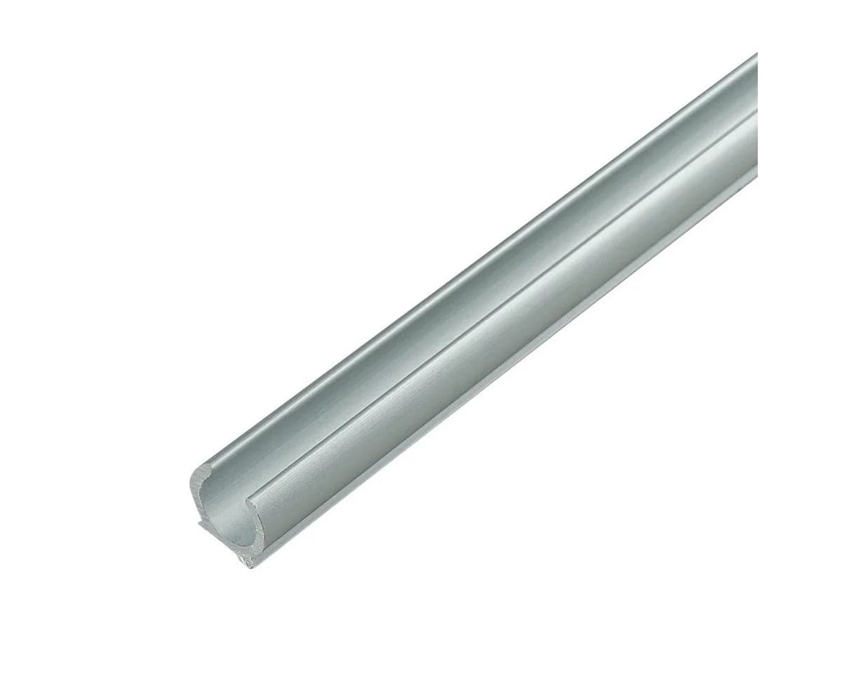 LYSEL® U-Laufschiene 90° Aluminium Grau - Bild 2