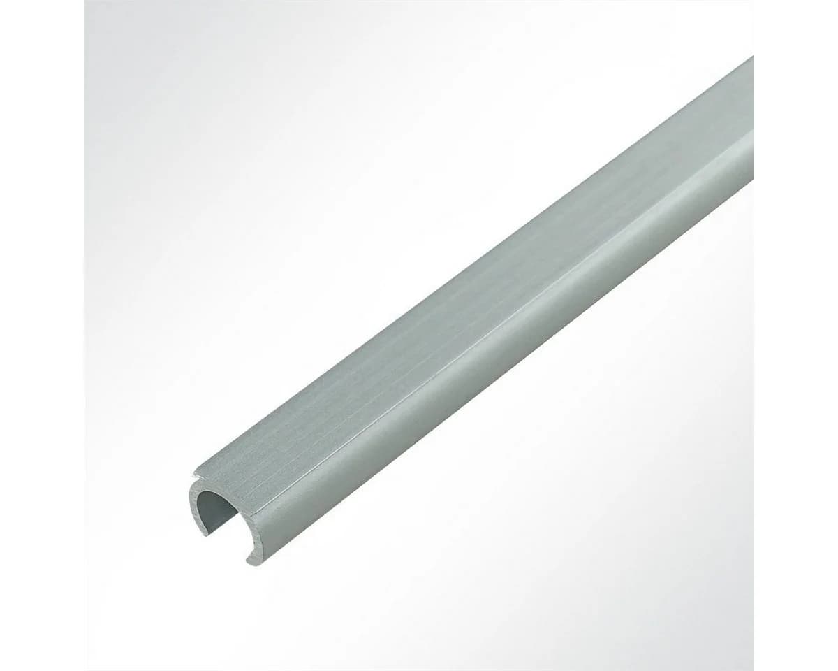 LYSEL® U-Laufschiene 90° Aluminium Grau - Bild 3