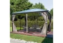 GARMIO® Pavillon 3x4m Garten Überdachung mit Polycarbonat-Dach & Moskitonetz Bild 2