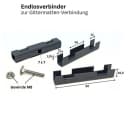 Zaunfachhandel24 Endlosverbinder Klemme Anthrazit für Doppelstabmattenzaun Bild 4