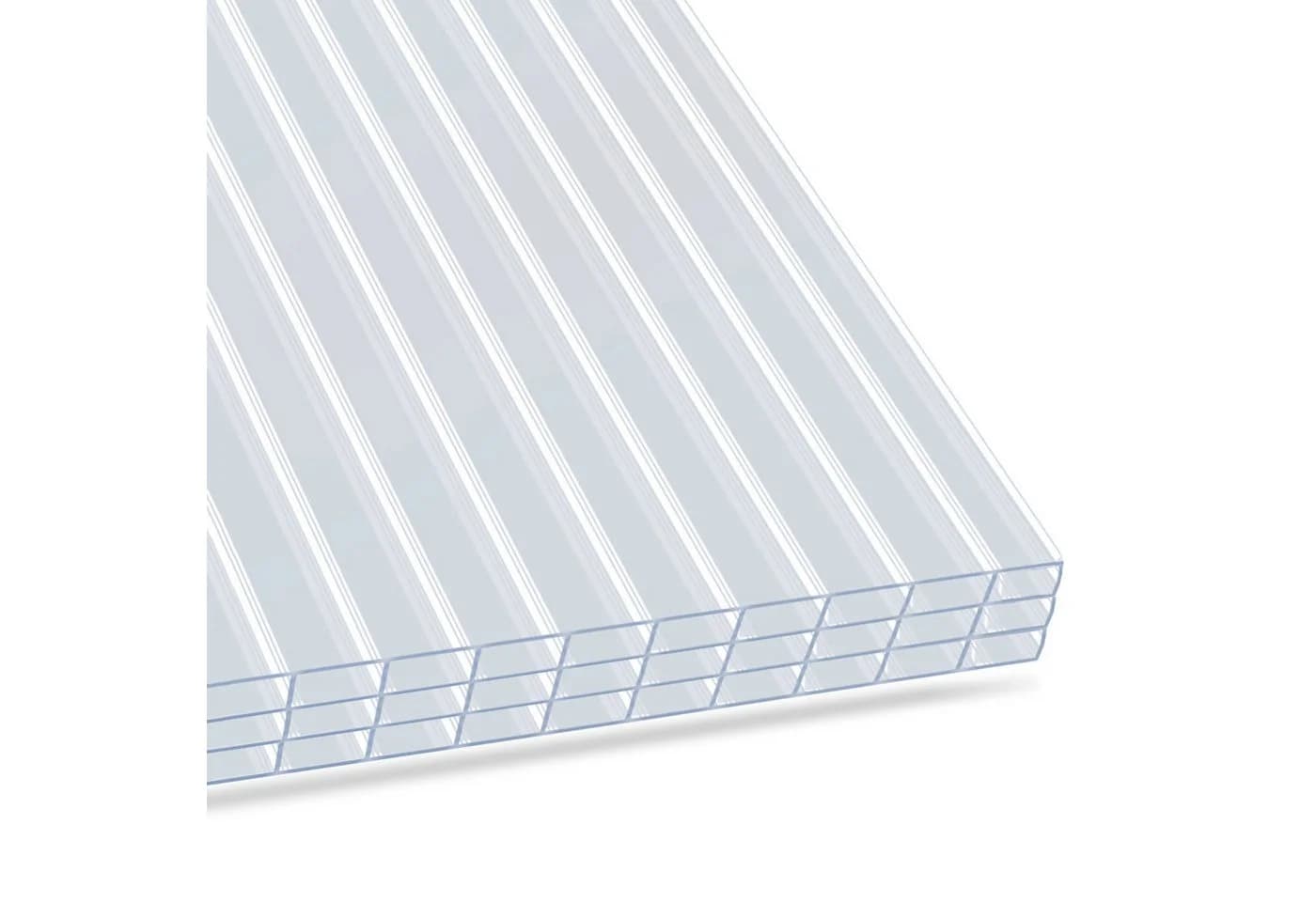 Floordirekt Doppelstegplatte Polycarbonat 60,5 x 121 cm - Bild 2