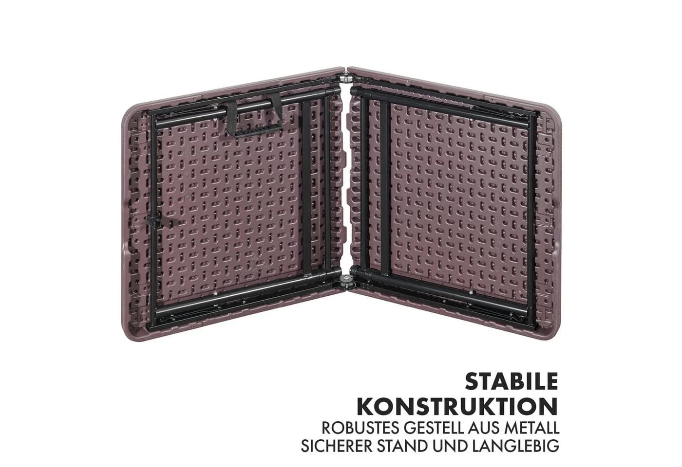 Floordirekt Klapptisch Saga Braun Höhenverstellbar - Bild 3