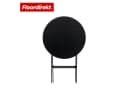 Floordirekt Klapptisch Toyama Ø 60 cm Schwarz Bild 3