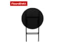 Floordirekt Klapptisch Toyama Ø 60 cm Schwarz Bild 4